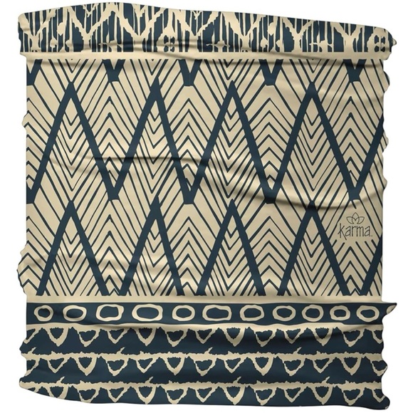 Karma Black/Cream Medium Headband - #1018 - Picture 2 of 3